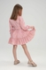 Сукня з візерунком для дівчинки Tais №7 116 см Пудровий (2000989585886D) Фото 7 з 13