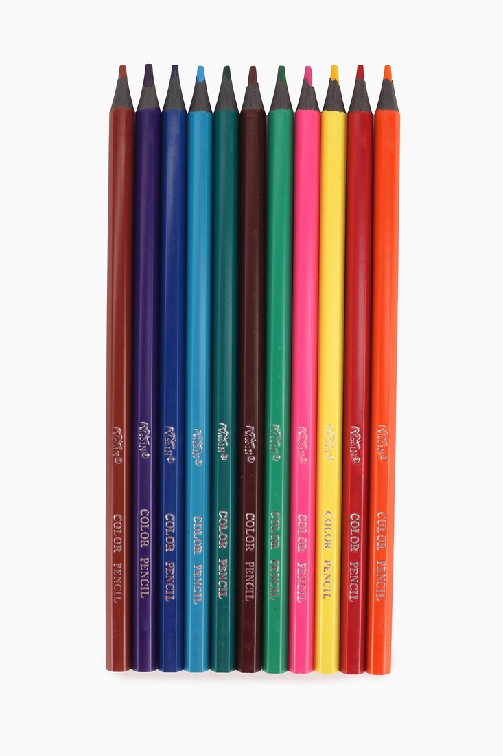 Фото Цветные карандаши 12 шт MIX TQ191062-12 тигр Оранжевый (2000989302292)