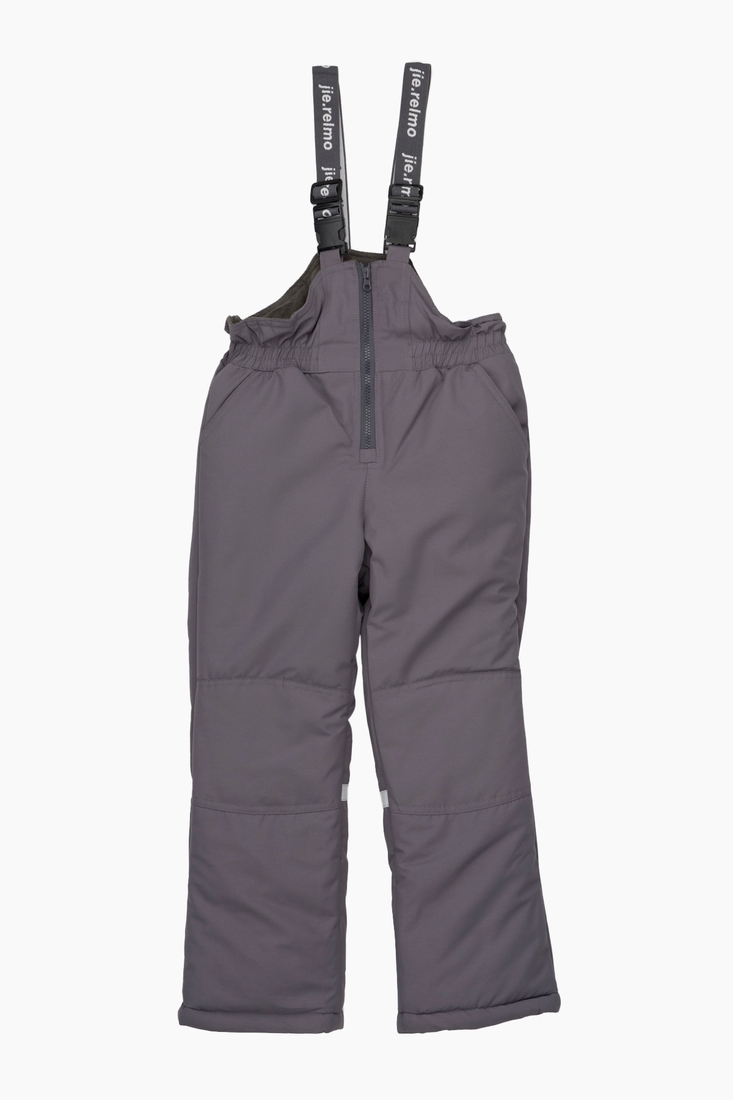 Фото Комбінезон для хлопчика H-100 куртка + штани на шлейках 110 см Сірий (2000989625308W)
