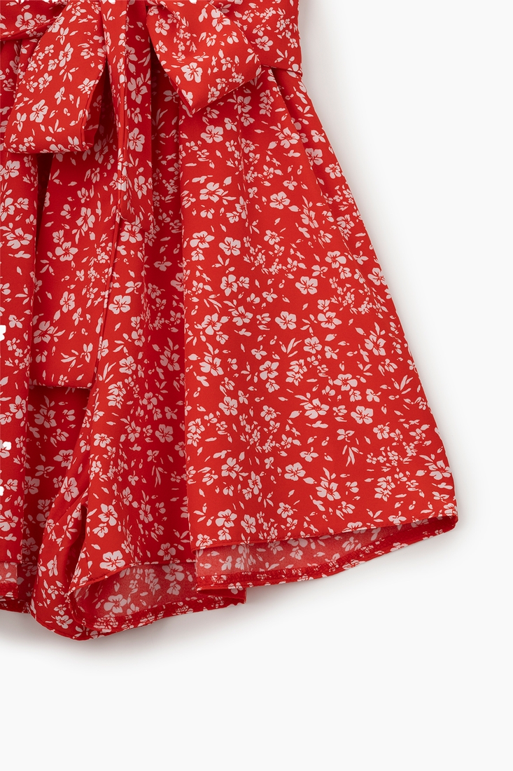 Фото Комбинезон с узором шорты женский 2104 S Красный (2000989786894S)