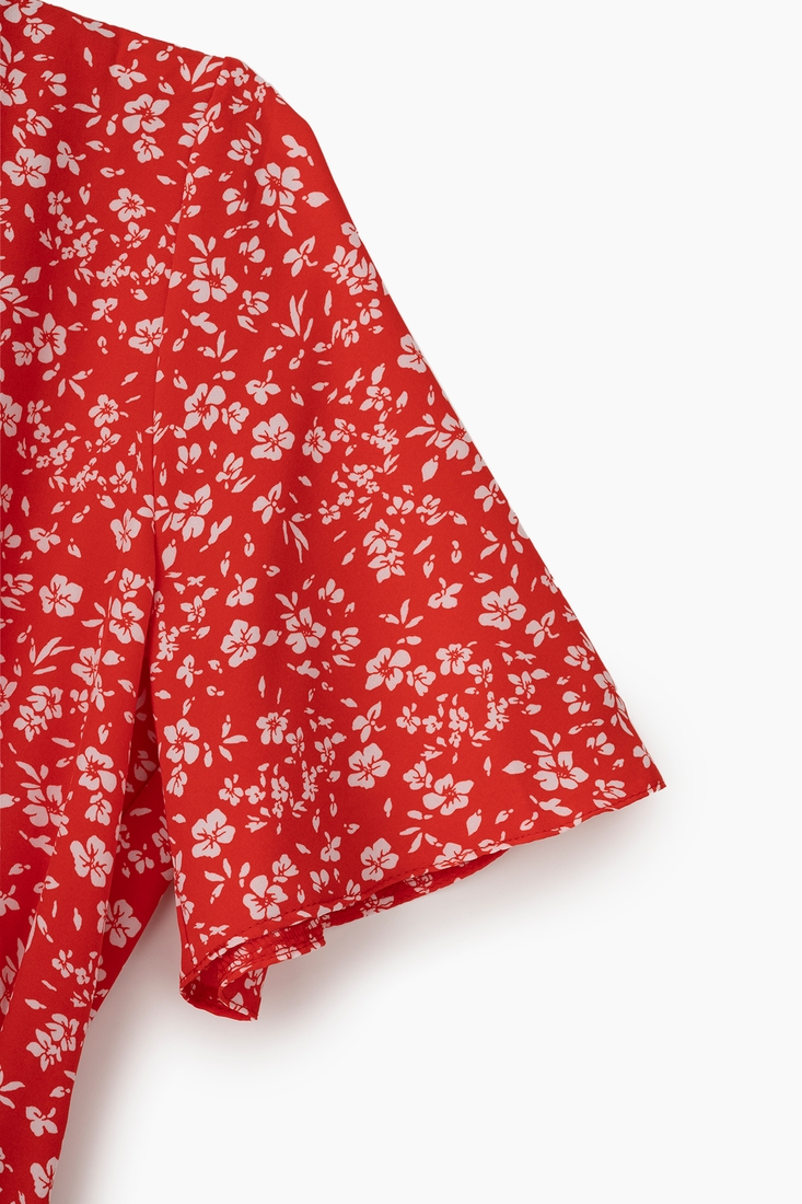 Фото Комбинезон с узором шорты женский 2104 L Красный (2000989786924S)