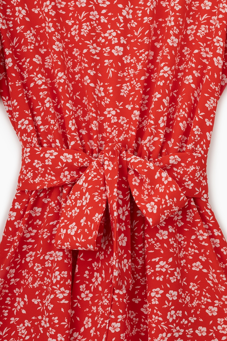 Фото Комбинезон с узором шорты женский 2104 L Красный (2000989786924S)