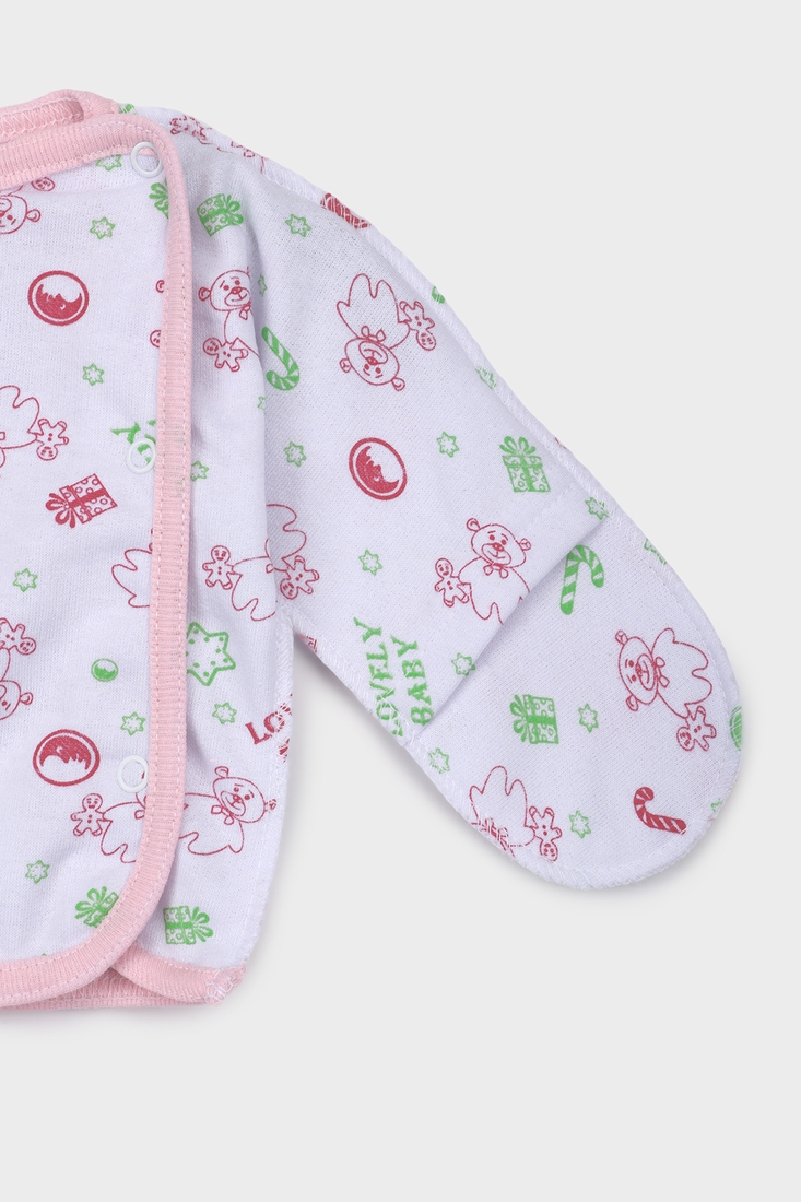 Фото Костюм (розпашенка,повзунки, шапка) для малюків 62 см Рожевий (2000989557586D)