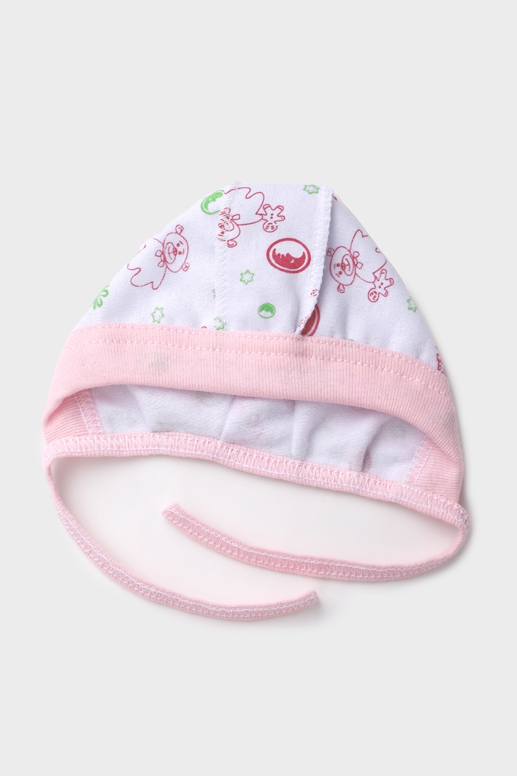 Фото Костюм (розпашенка,повзунки, шапка) для малюків 62 см Рожевий (2000989557586D)