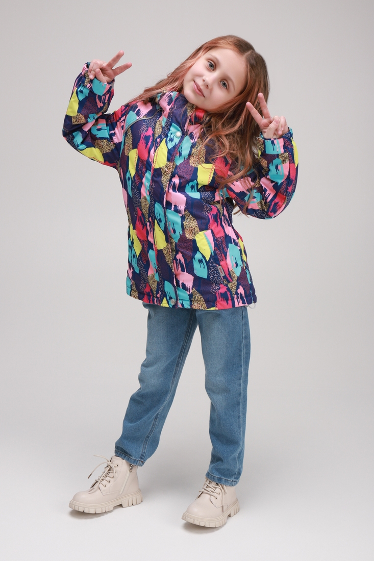 Фото Куртка для девочки Snowgenius D442-020 116 см Темно-синий (2000989273820D)
