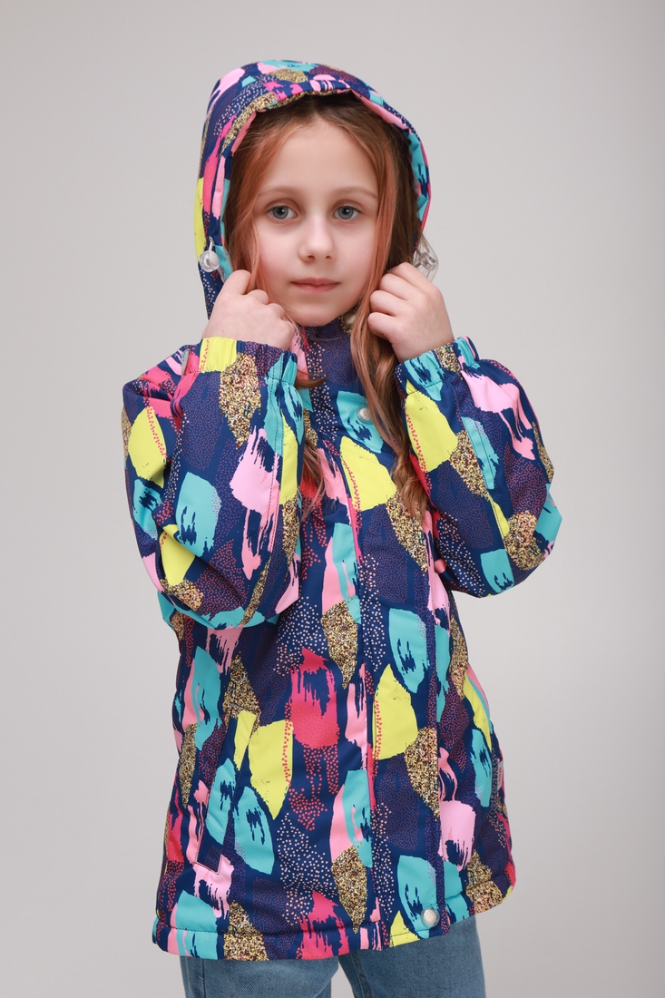Фото Куртка для дівчинки Snowgenius D442-020 140 см Темно-синій (2000989273868D)