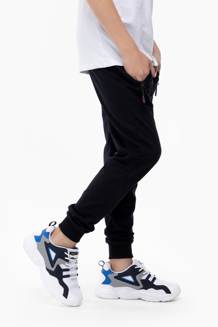 Фото Спортивные штаны однотонные для мальчика Atescan 2208 152 см Темно-синий (2000989728566D)