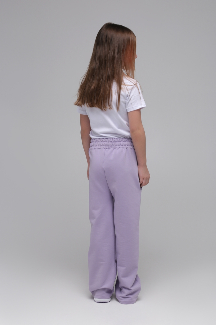 Фото Спортивні штани палаццо для дівчинки Atabey 10010-2 146 см Бузковий (2000989477587D)