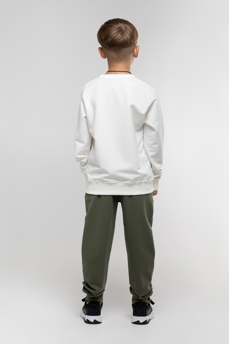 Фото Спортивні штани патріотичні для хлопчика Deniz Герб 140 см Хакі (2000990055972D)
