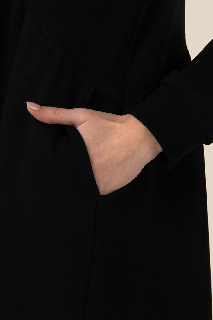 Фото Платье однотонное женское LAWA WBC02332 XL Черный (2000990202284D)(LW)