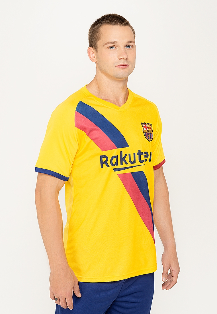 Фото Футбольная форма футболка+шорты BARCELONA XXL Желтый (2000904330683A)