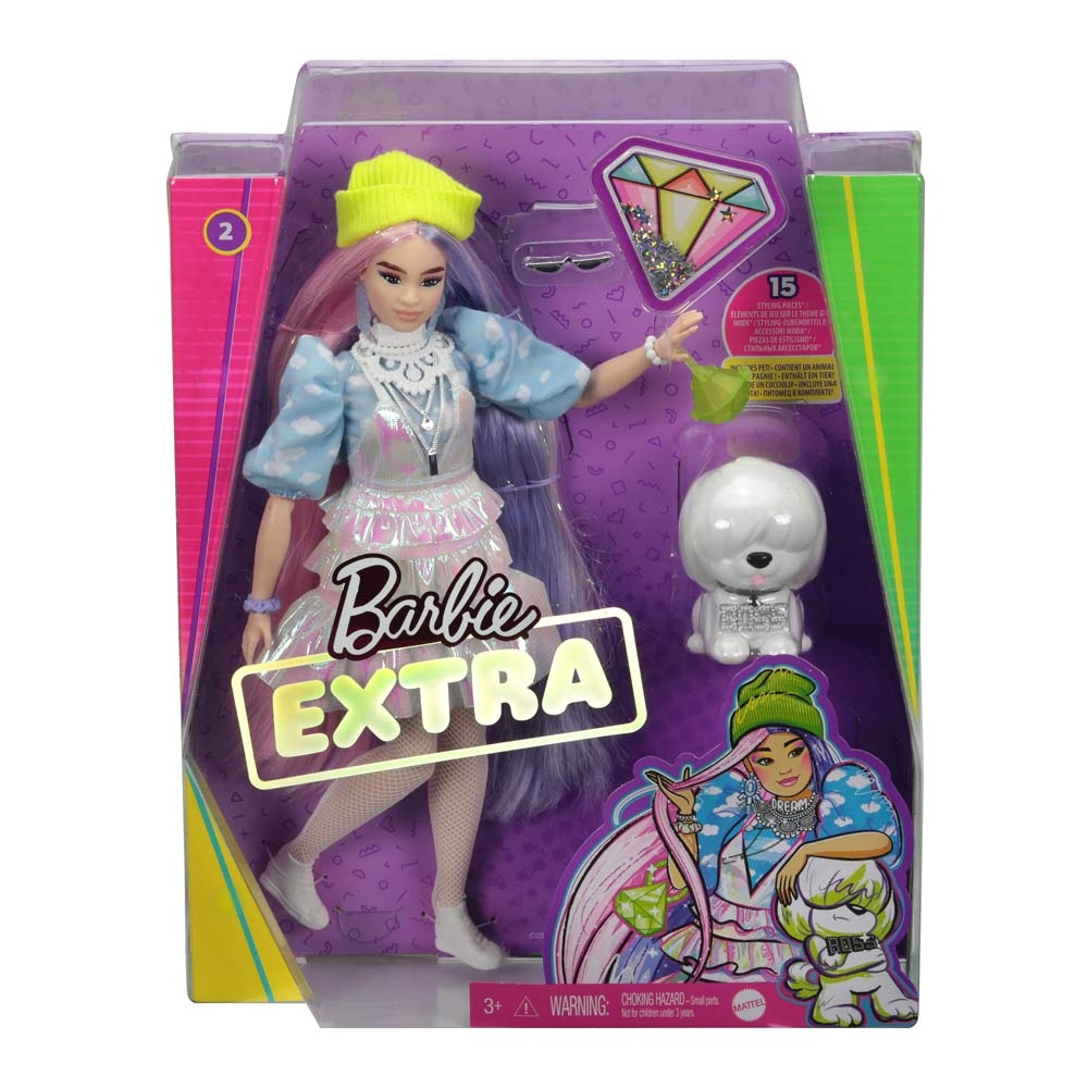 Фото Лялька Barbie "Екстра" у cалатовій шапочці GVR05 (887961931891)