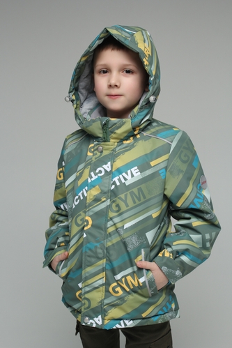 Фото Куртка для мальчика Snowgenius D442-09 140 см Хаки (2000989393177D)