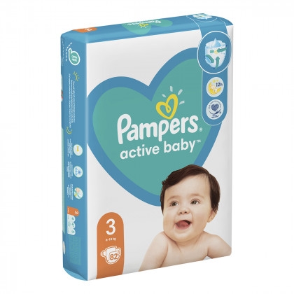 Фото Підгузники Pampers Active Baby ACTIVE BABY MIDI 6-10 (2000904585830)
