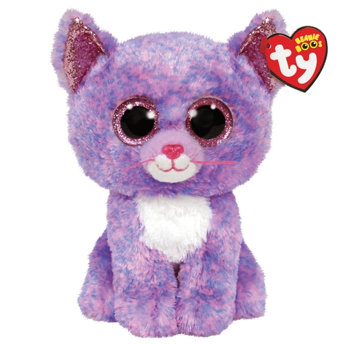 Фото Детская игрушка мягконабивная TY Beanie Boo's 36248 Лавандовый котенок "CASSIDY" 15см, 36248 (2000904607433)
