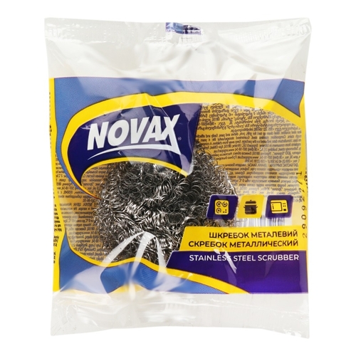 Скребок металлический NOVAX 1 шт (4823058336282)
