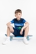 Костюм футболка+шорти для хлопчика Hees HS-78 134 см Синій (2000989700777S) Фото 7 з 19