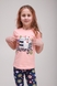 Костюм для девочки (футболка+Велотреки) Baby Show 16147 110 Персиковый (2000989457190S) Фото 2 из 12