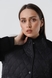 Куртка бомбер однотонна жіноча 2301 M Чорний (2000990316950D) Фото 3 з 16