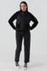 Куртка бомбер однотонна жіноча 2301 2XL Чорний (2000990316981D) Фото 2 з 16