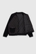 Куртка бомбер однотонна жіноча 2301 2XL Чорний (2000990316981D) Фото 13 з 16