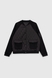 Куртка бомбер однотонна жіноча 2301 2XL Чорний (2000990316981D) Фото 8 з 16