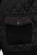 Куртка бомбер однотонна жіноча 2301 M Чорний (2000990316950D) Фото 9 з 16
