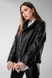 Куртка жіноча однотонна GK12 L Чорний (2000990445544D) Фото 1 з 17