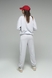 Спортивні штани однотонні жіночі On me Kuz-1 baza 2XL Світло-сірий (2000989572190D) Фото 5 з 6