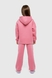 Спортивный костюм (худи, штаны) для девочки Ecrin 4610 128 см Розовый (2000990093349W) Фото 3 из 26