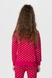 Світшот з принтом для дівчинки Deniz Горох 92 см Малиновий (2000990250988D)