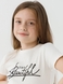 Костюм для девочки (футболка+шорты) Baby Show 16416 110 см Молочный (2000990474315S) Фото 2 из 16