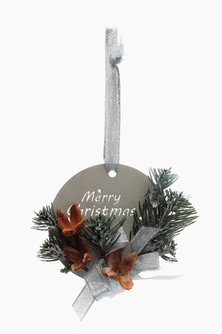 Фото Новогоднее украшение "Merry Christmas" подвеска 05 (2000903047872)(NY)