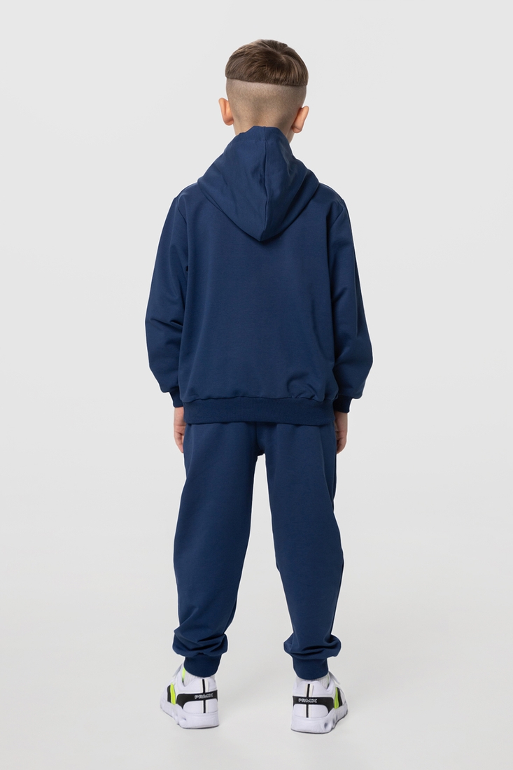 Фото Костюм для хлопчика (худі+штани) Ecrin 2502 140 см Темно-синій (2000990222725D)