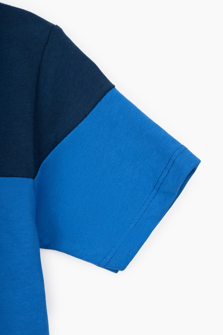 Фото Костюм футболка+шорти для хлопчика Hees HS-78 134 см Синій (2000989700777S)