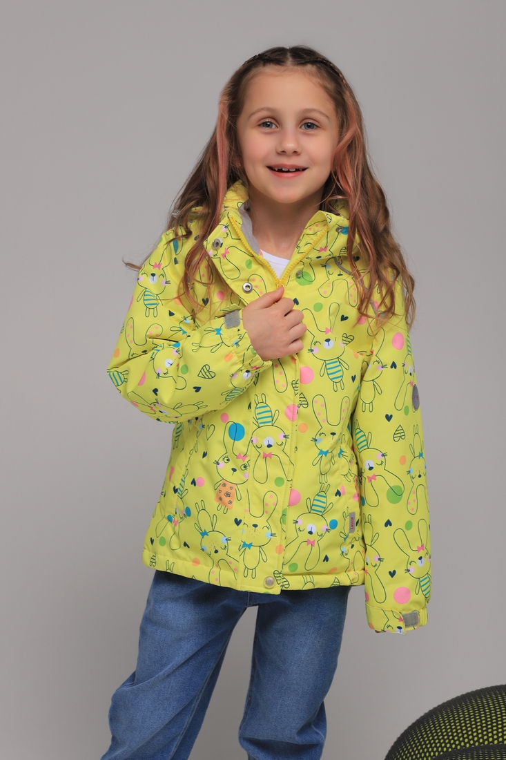 Фото Куртка для девочки Snowgenius D442-015 140 см Желтый (2000989274223D)