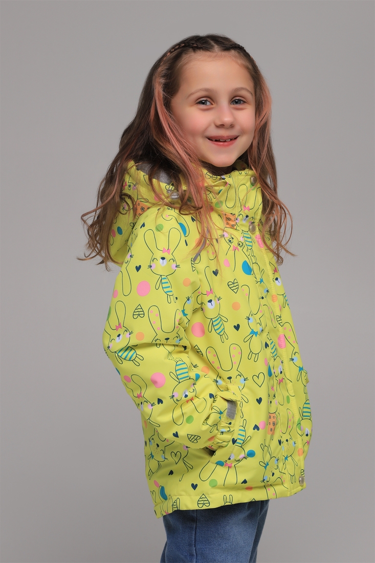 Фото Куртка для дівчинки Snowgenius D442-015 140 см Жовтий (2000989274223D)