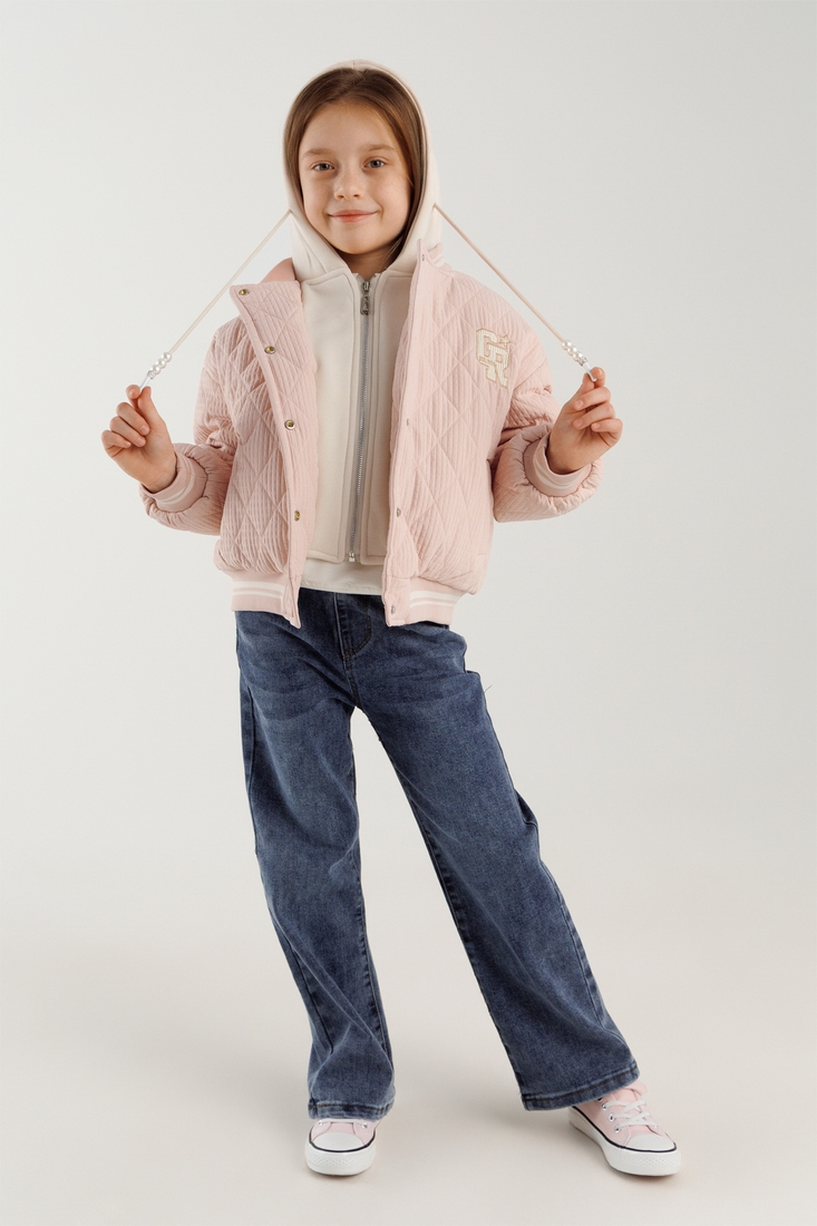 Фото Куртка для девочки XZKAMI 55377 134 см Розовый (2000990255570D)