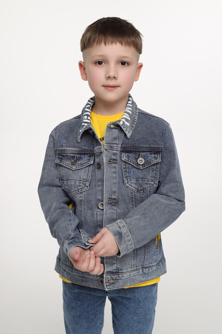 Фото Куртка для хлопчика S&D 1171 152 см Синій (2000989561774D)