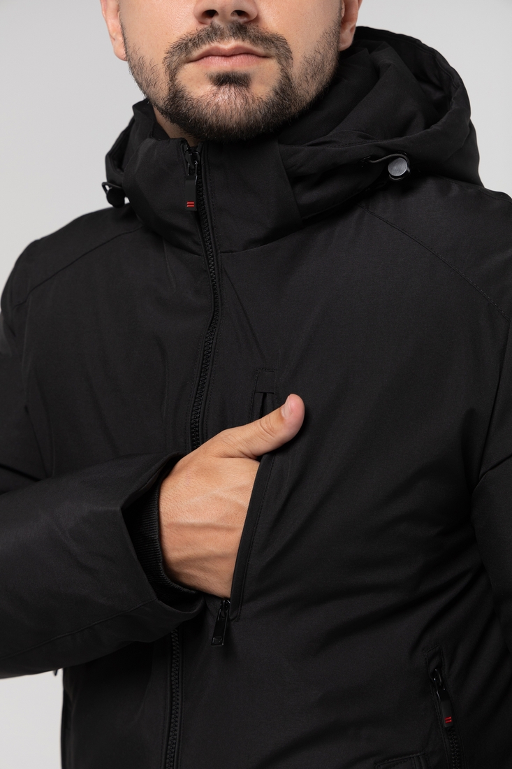 Фото Куртка зимняя мужская H9991 M Черный (2000989889717W)