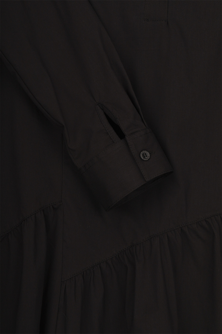 Фото Платье однотонное для девочки LocoLoco 9101 158 см Черный (2000990348043D)