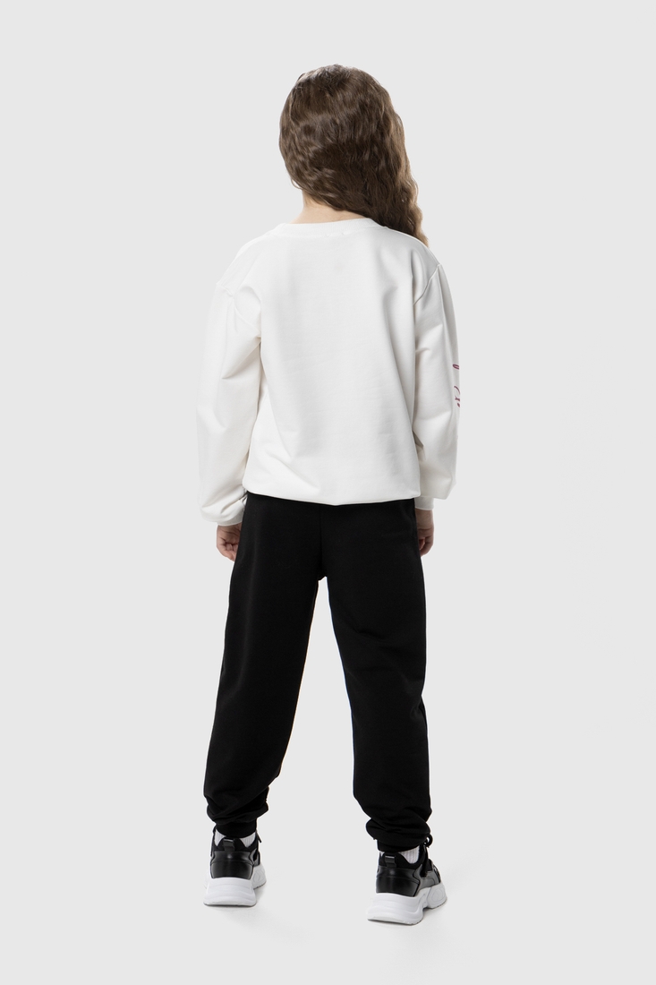Фото Спортивні штани однотонні для дівчики Atabey 10351.1 140 см Чорний (2000990156228D)