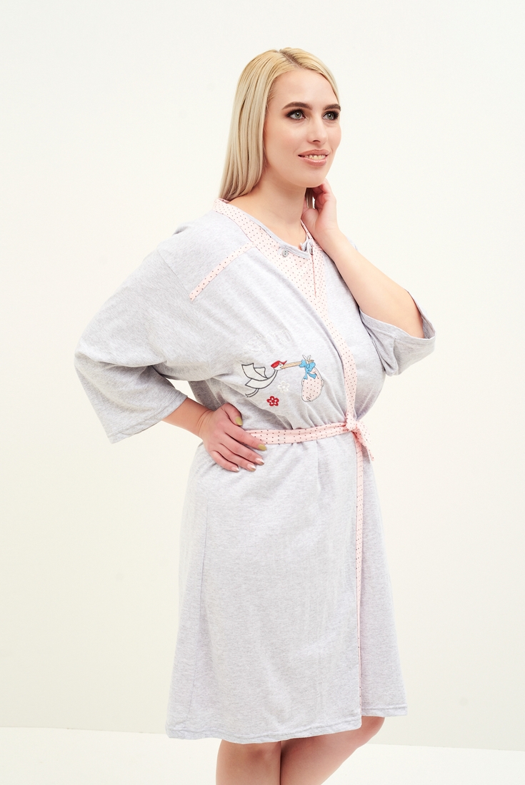 Фото Комплект халат с ночной рубашкой Sevgi 614 One Size Разноцветный (2000904602476A)
