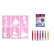Набор Disney Princess Спрей-ручки с трафаретами DP22364 Разноцветный (8719668004719) Фото 2 из 4