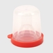 Соска силіконова кругла Lindo Pk 051/L для пляшок із стандартним горлом Червоний (2000990122476) Фото 1 з 3
