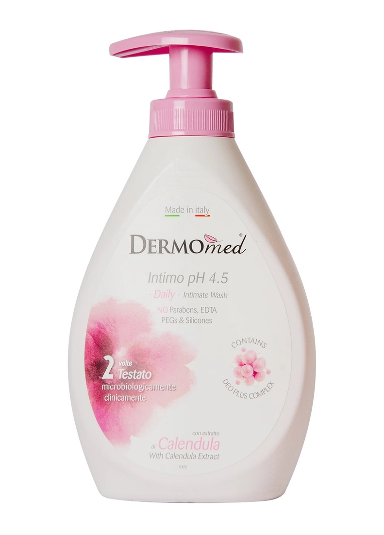 Фото Dermomed мыло для интимной гигиены Sensitive Calendula 300 мл (8032680390227A)