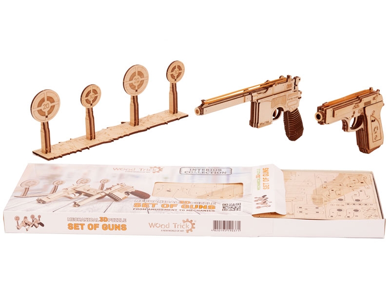 Фото Механически сувенирно-коллекционная модель "Набор пистолетов" 0371 (4820195190371)