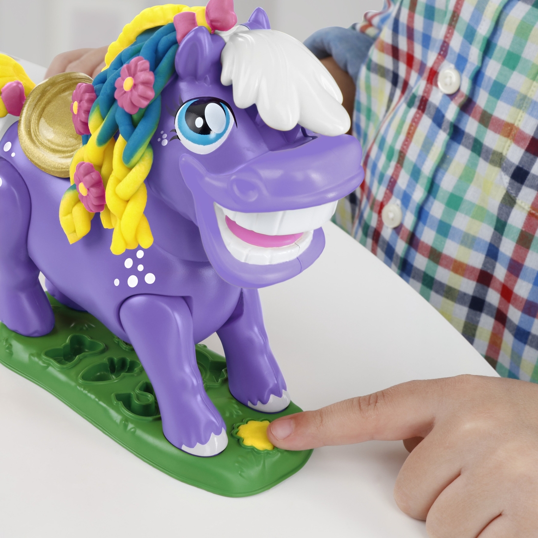 Фото Ігровий набір Hasbro Play-Doh Поні-трюкач (E6726)