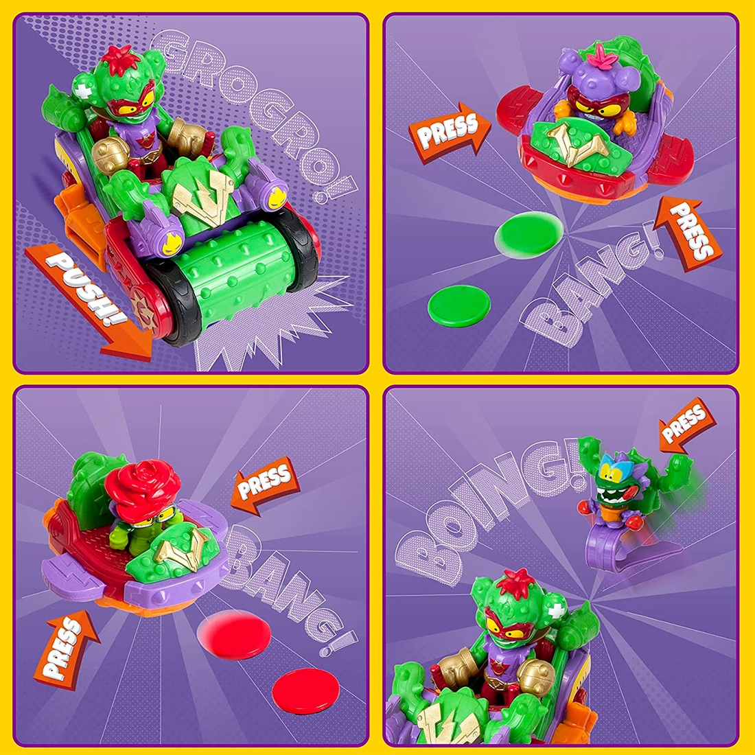 Фото Ігровий набір «Kazoom Kids» S1 Спайк-роллер Кактус SuperThings PSTSP514IN00 Різнокольоровий (8431618016640)