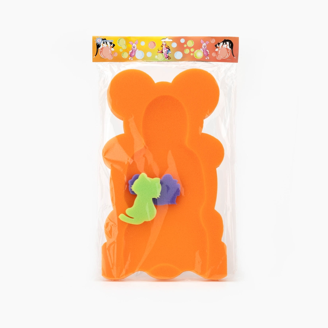Фото Мягкая вкладка в ванну Sponge-Baby Оранжевый (2000989730408)